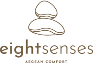 Eight Senses – Aegean Comfort – Paroikia Paros Cylades Greece Logo
